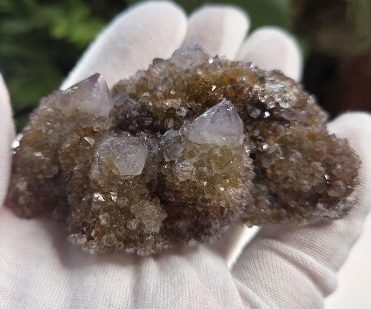 Natural Spirit Quartz Cluster on Matrix – Sparkling Druzy Crystal Points