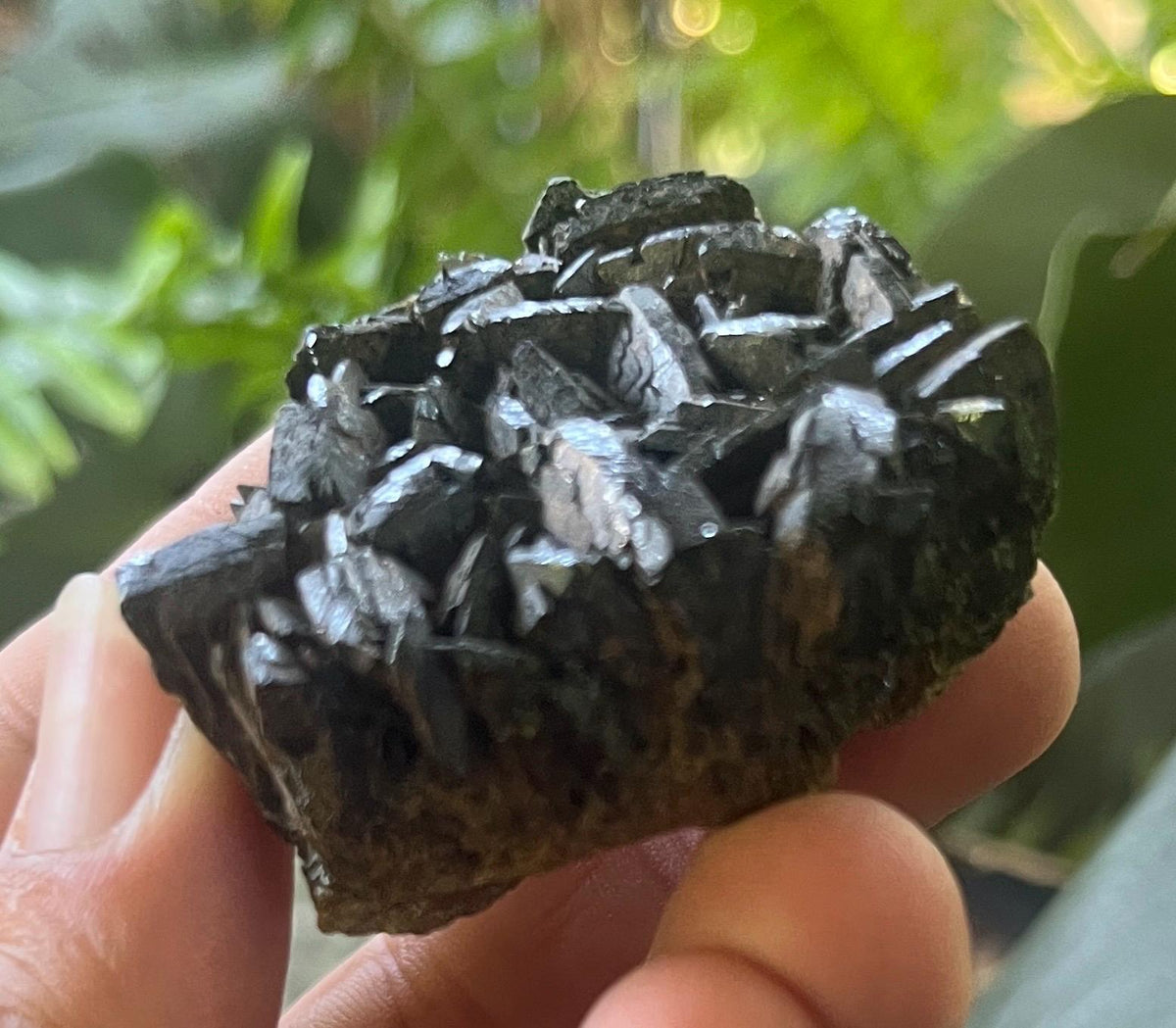 Epidote Crystal Cluster, Interlocking Tabular Epidote Blades