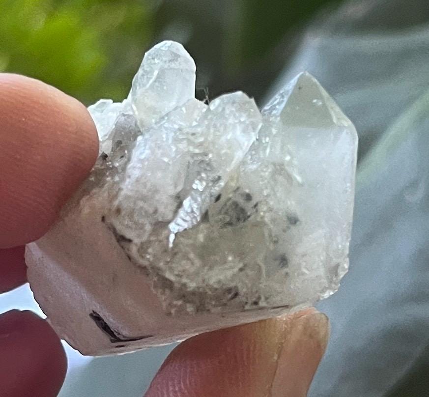 Prehnite with quartz Crystals  – Stone of Healing & Inner Peace