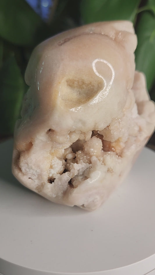 Pink Amethyst Druzy Crystal Cluster – Natural Raw Druzy Sparkling Display Stone