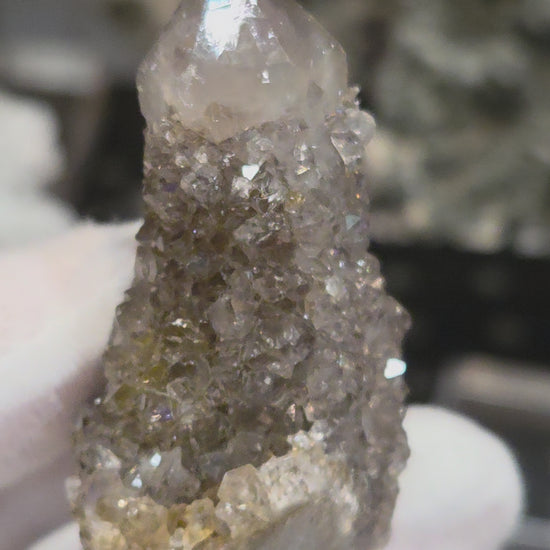 Spirit Quartz crystal cluster specimen
