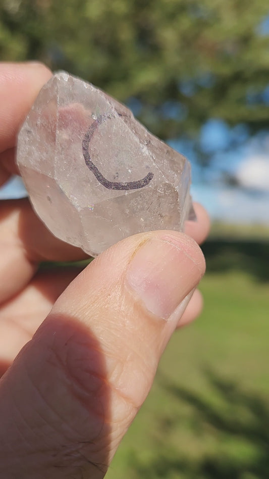 Herkimer Diamond with Enhydro - Clarity Purity Energy