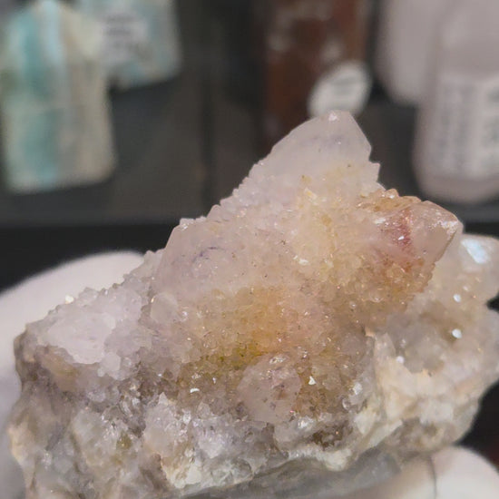 Spirit quartz cactus quartz cluster specimen