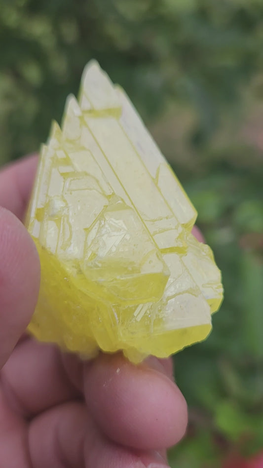 Sulphur Crystal - Ancient Medicine Metaphysical Practices. Purification, Cleansing, and Transformation.