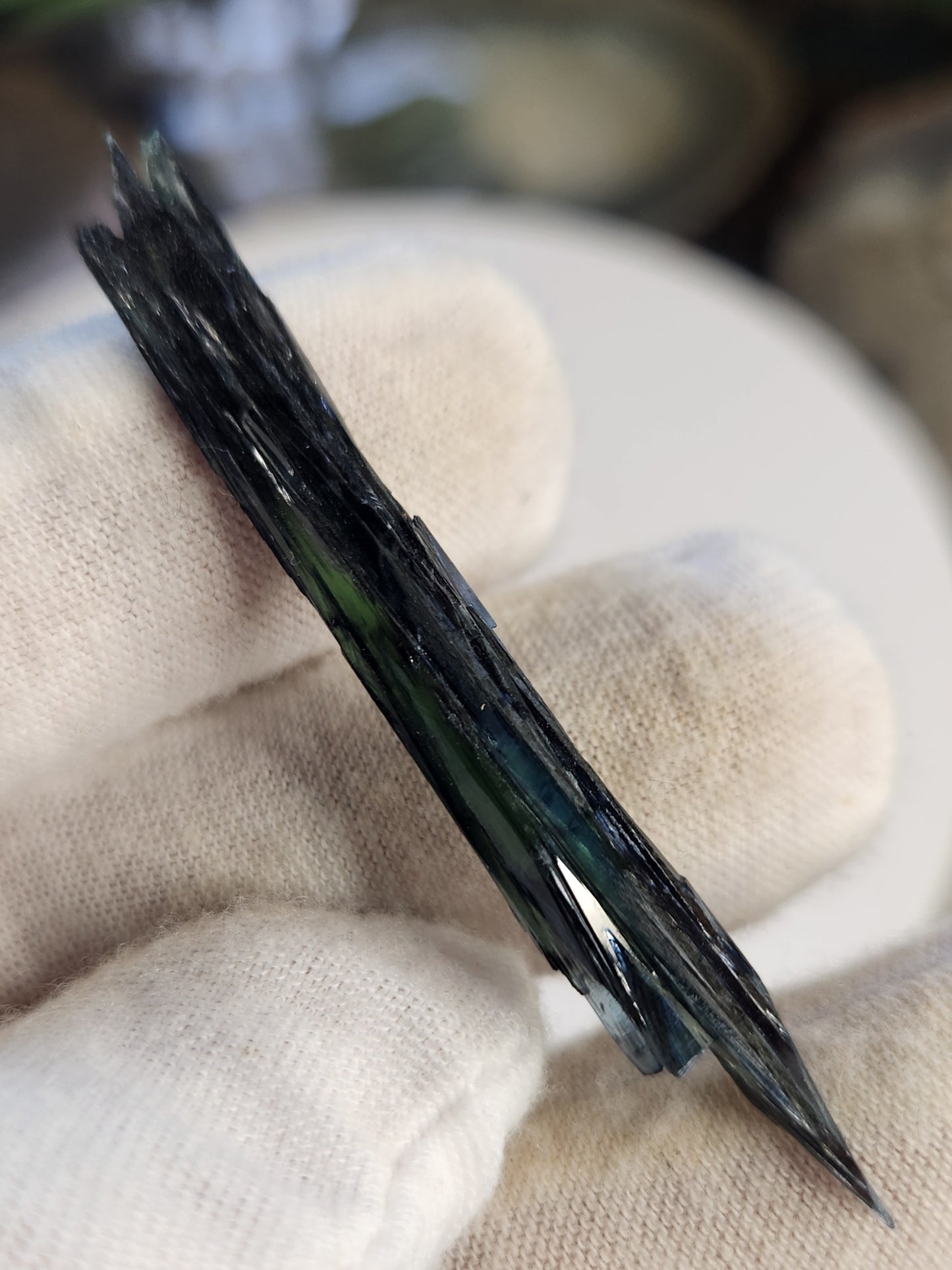 Rare Vivianite Crystal | Natural Blue-Green Vivianite Specimen | One-of-a-Kind Mineral