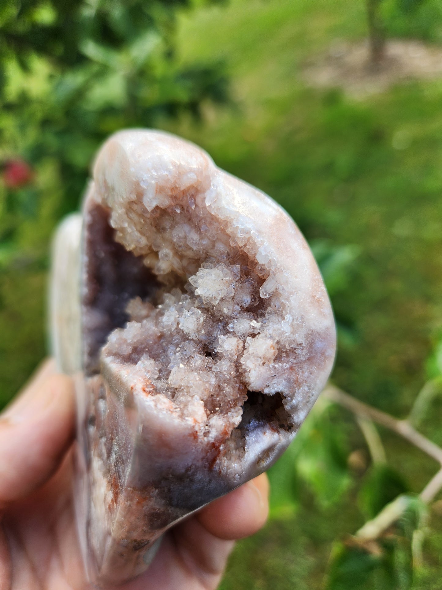 Pink Amethyst Heart - Gentle, Heart-Centered Energy - Emotional Healing and Spiritual Growth.