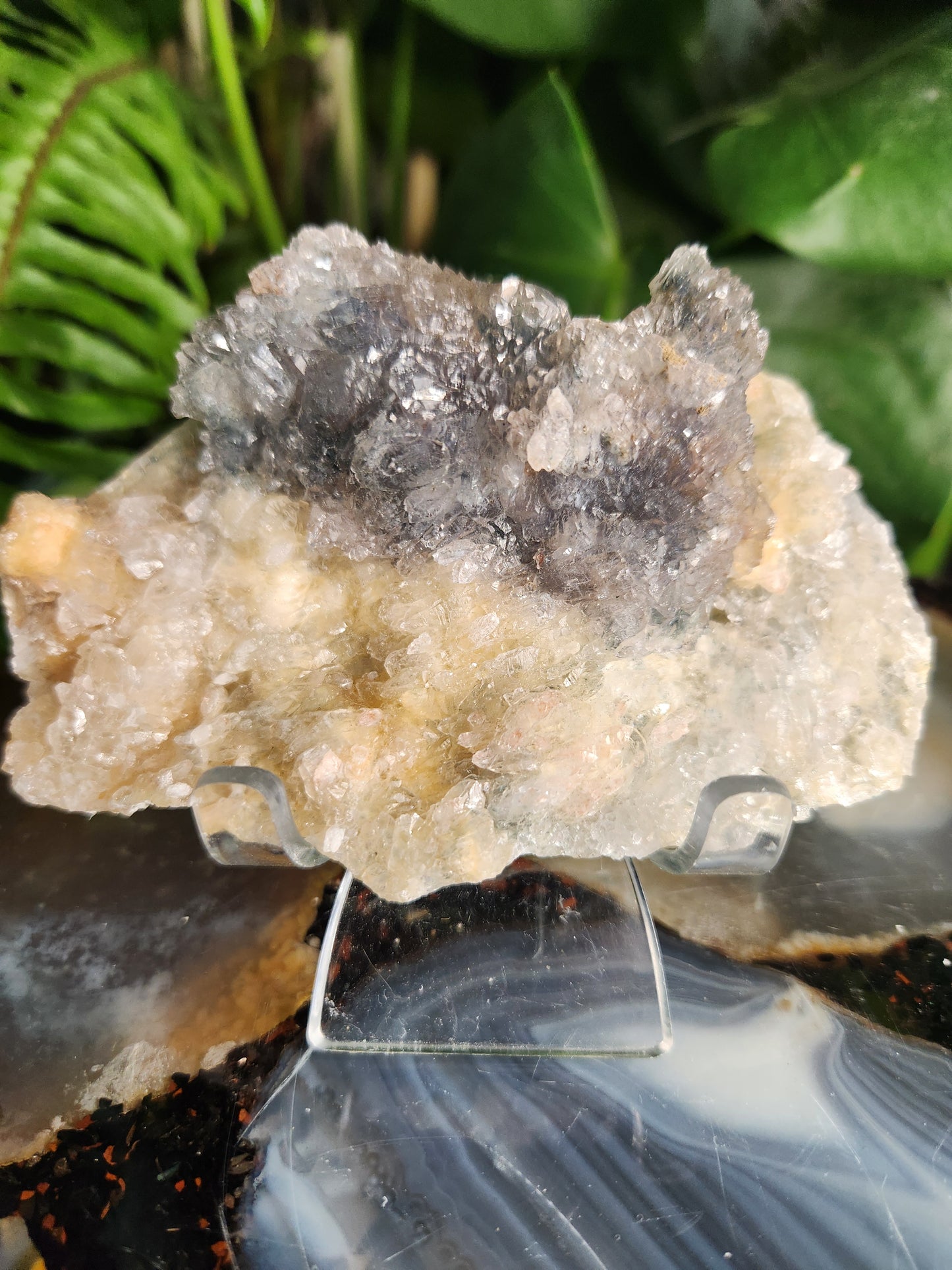 Brazil Zeolite Amethyst Flower Cluster • Lavender Crystal Rosette • Rare Brazilian Zeolite Formation • Cleansing & Healing Crystal