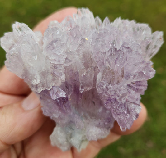 Brazil Zeolite Amethyst Flower Cluster • Lavender Crystal Rosette • Rare Brazilian Zeolite Formation • Cleansing & Healing Crystal