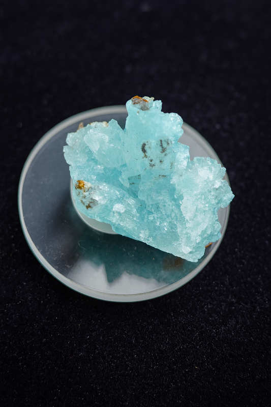 Blue Aragonite Crystal Cluster – Premium Collector Grade / Calming Healing Stone