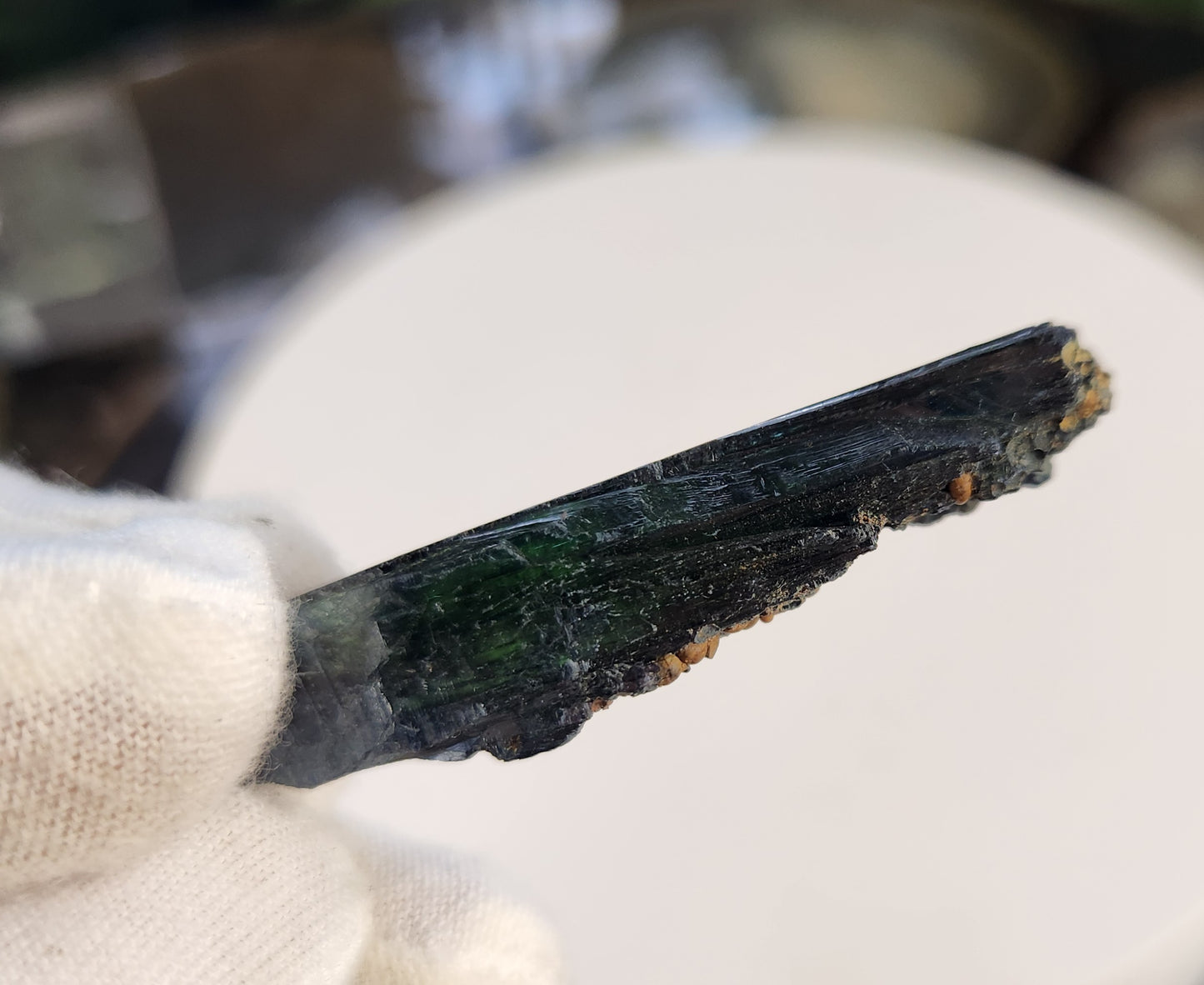 Rare Vivianite Crystal | Natural Blue-Green Vivianite Specimen | One-of-a-Kind Mineral