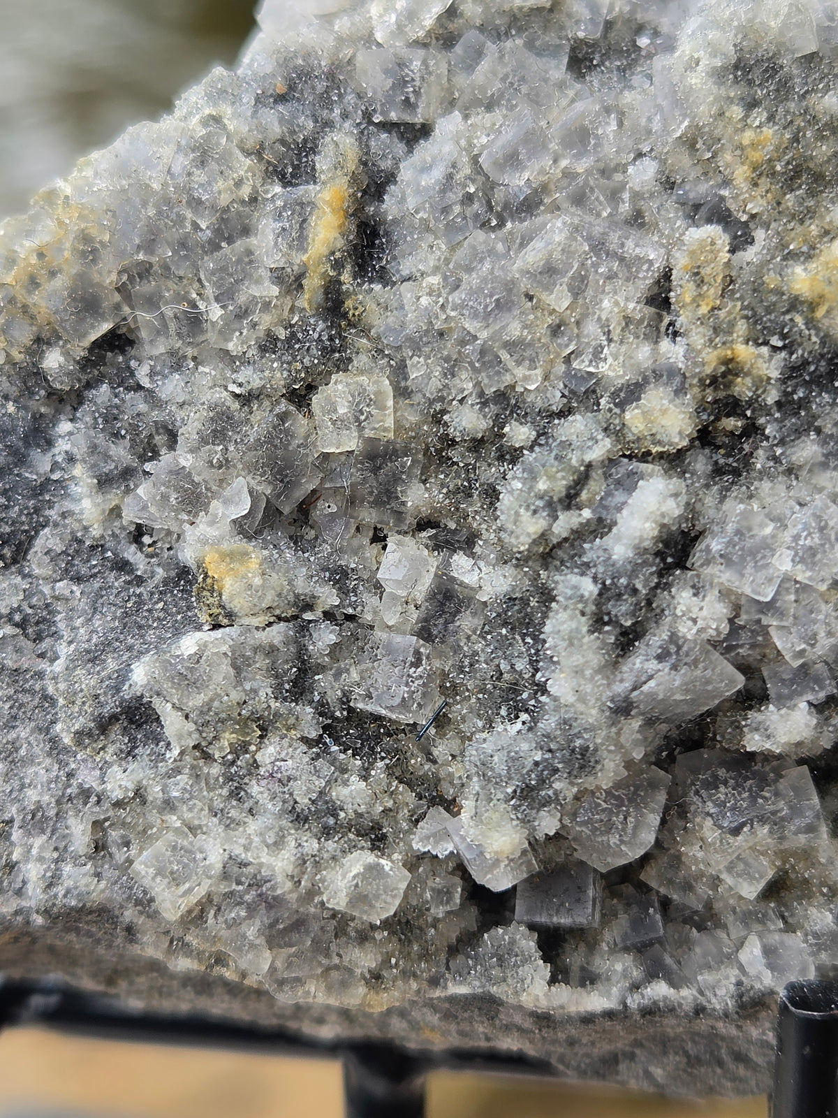 Natural Fluorite Crystal Cluster on Matrix | Raw Fluorite Mineral Specimen