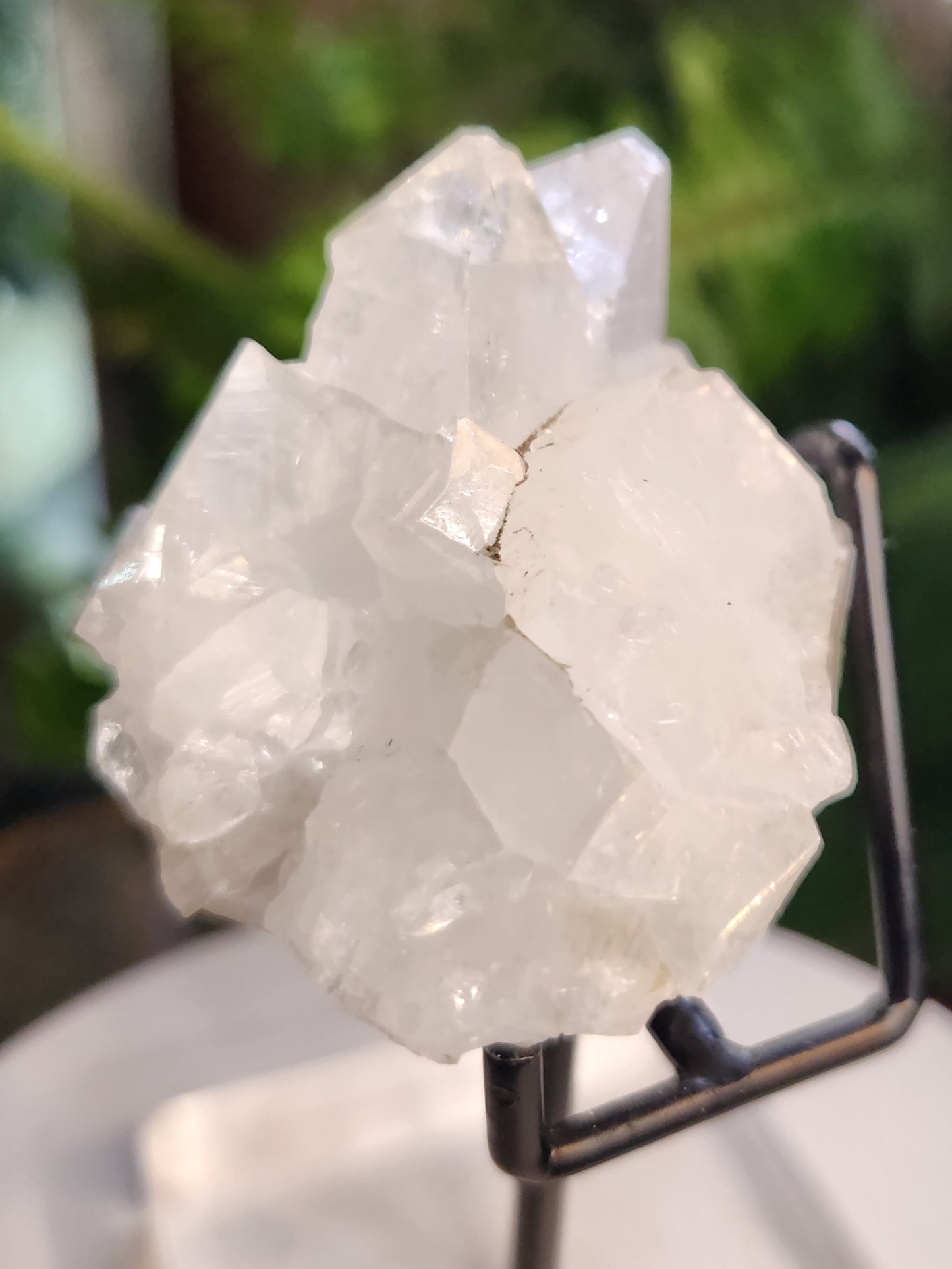 Natural Apophyllite Stilbite Crystal Cluster – High Vibration Druzy Specimen for Healing, Clarity & Spiritual Growth