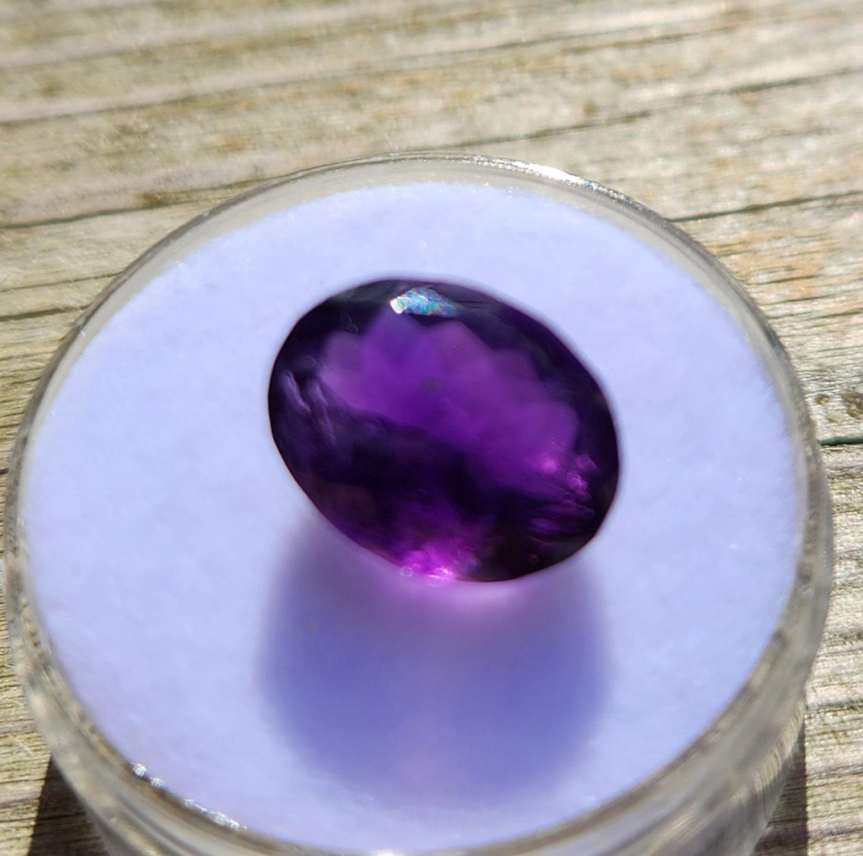5 Carat Natural Faceted Amethyst Gemstone – Genuine Purple February Birthstone – High Clarity Brazilian Amethyst for Jewelry Making or Collectors
