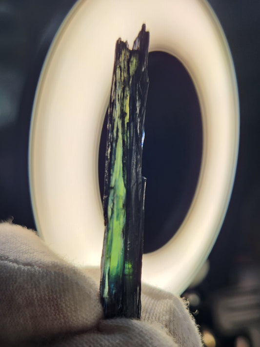 Rare Vivianite Crystal | Natural Blue-Green Vivianite Specimen | One-of-a-Kind Mineral