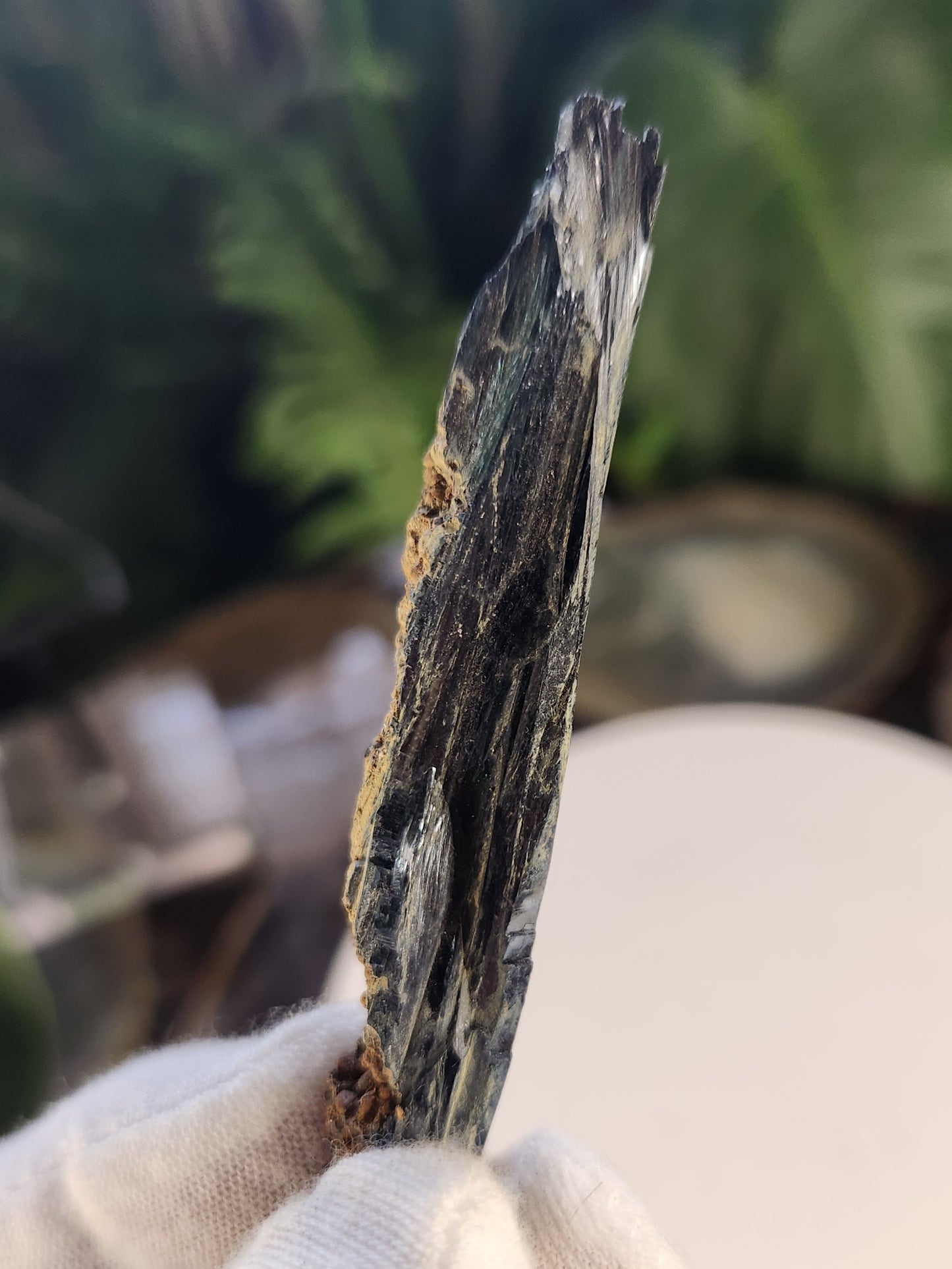 Rare Vivianite Crystal | Natural Blue-Green Vivianite Specimen | One-of-a-Kind Mineral