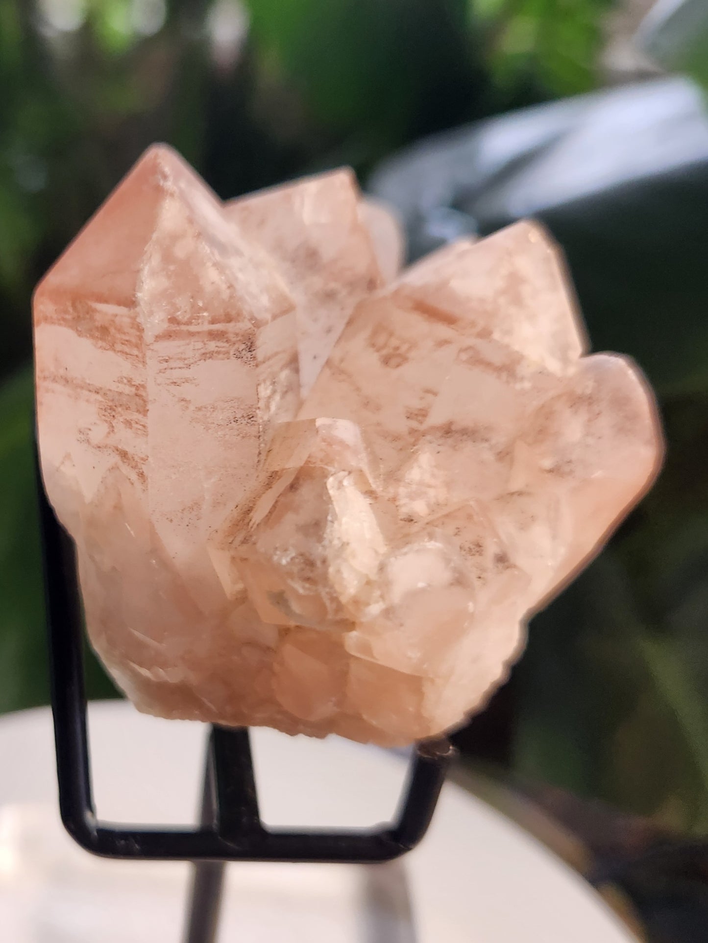 Natural Pink Lithium Quartz Crystal Cluster – Lithium-Rich Quartz from Brazil