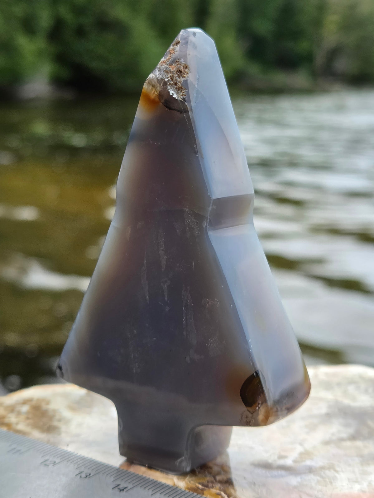 Druzy Agate Tree | Polished Agate Crystal with Druzy Pocket