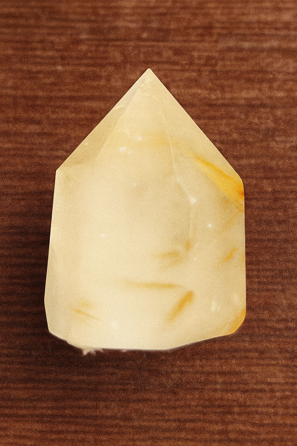 Golden Rutilated Quartz Tower – Brazil – Natural Rutile Quartz with Golden Needles – High-Vibration Manifestation Stone