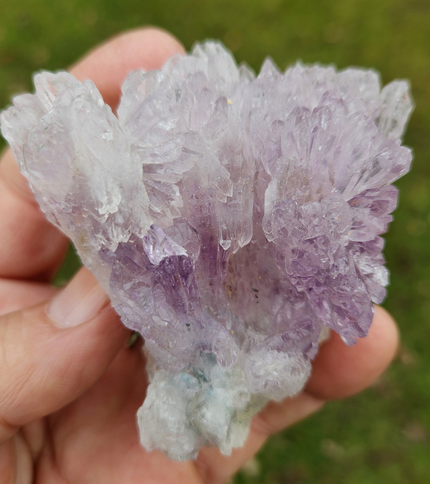 Brazil Zeolite Amethyst Flower Cluster • Lavender Crystal Rosette • Rare Brazilian Zeolite Formation • Cleansing & Healing Crystal