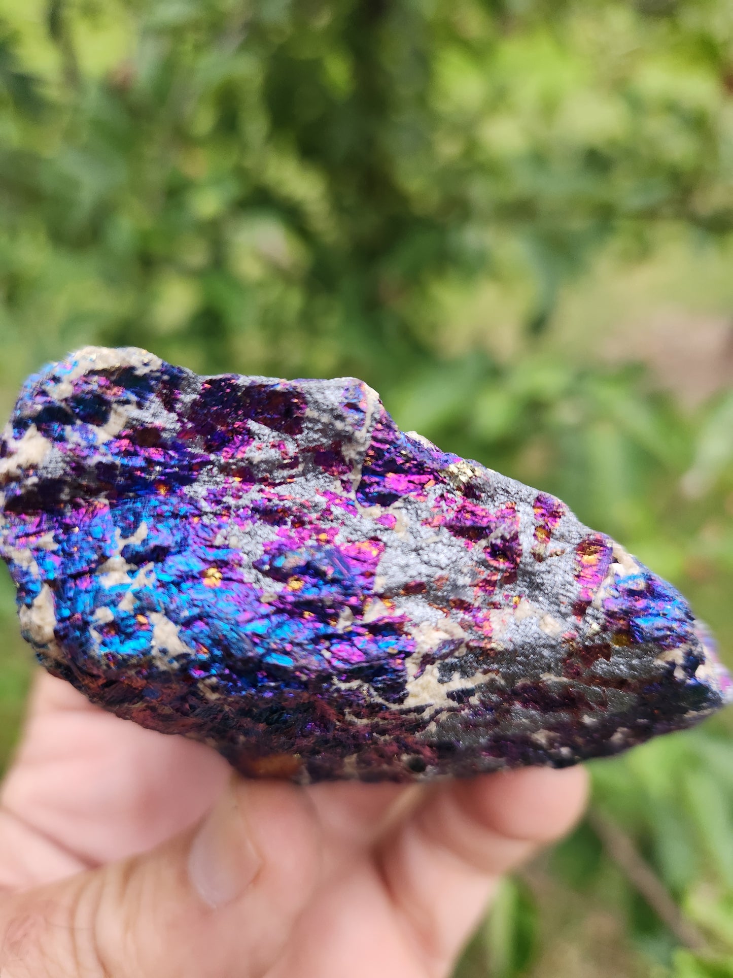 Natural Peacock Ore | Bornite - Stone of Happiness and Joy , Energy Transformation and Chakra Alignment.