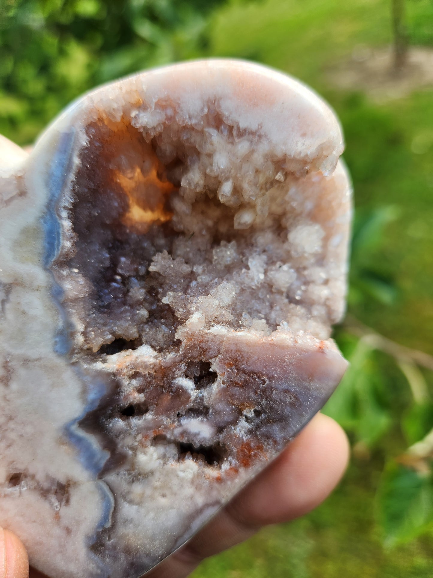 Pink Amethyst Heart - Gentle, Heart-Centered Energy - Emotional Healing and Spiritual Growth.