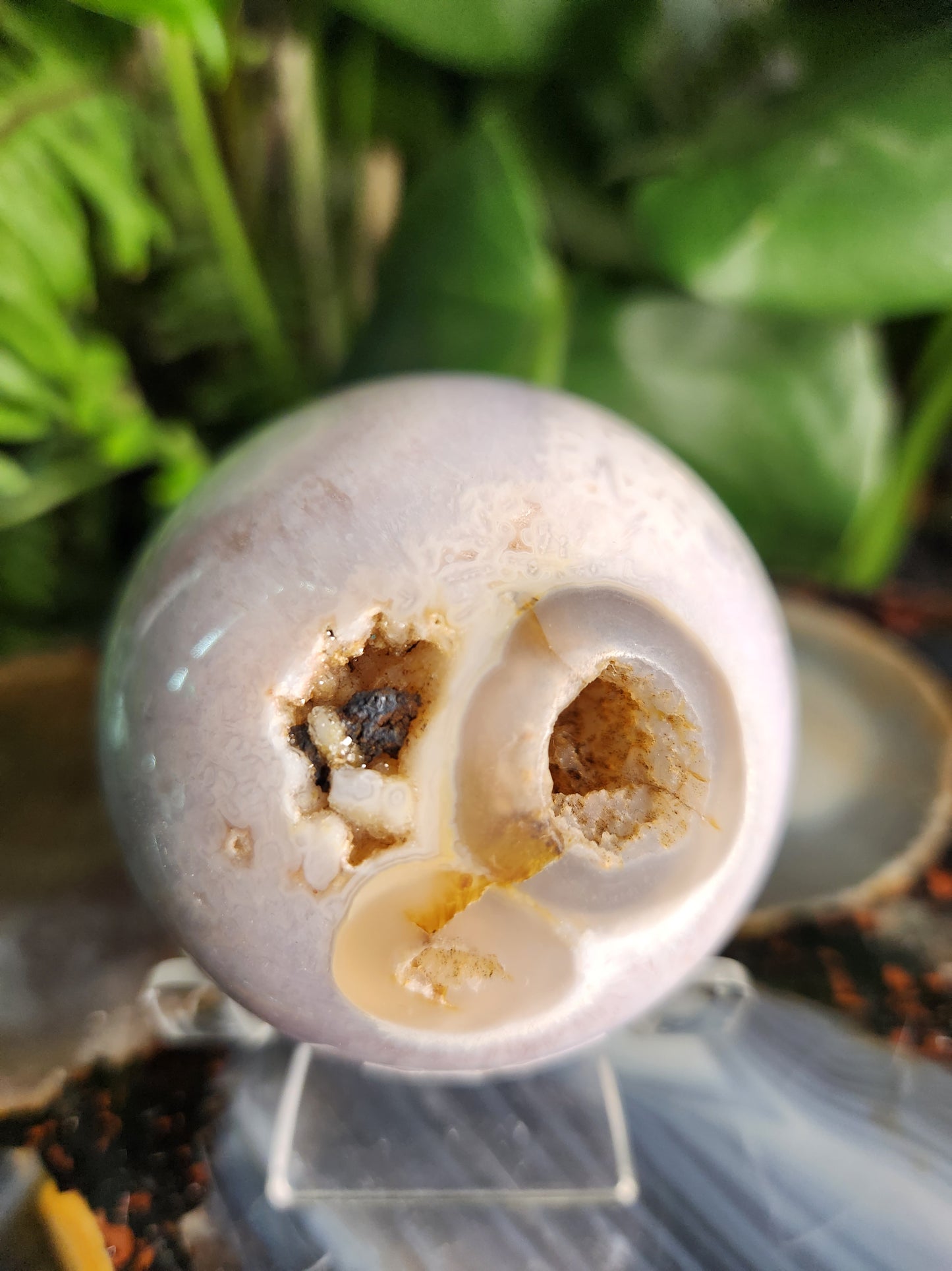 Pink Amethyst Druzy Sphere – Natural Geode Cavities • Soft Blush Crystal • Calming Energy & Emotional Healing