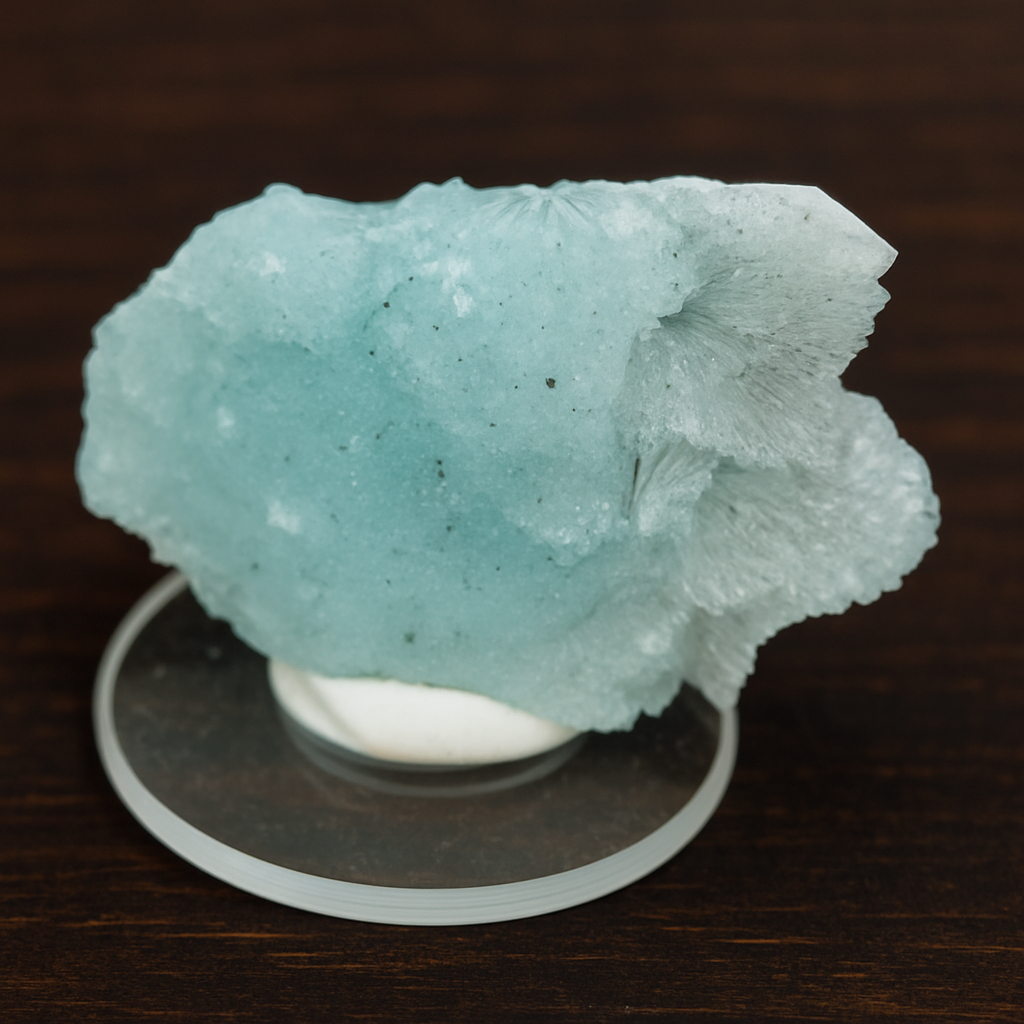 Blue Aragonite Crystal Cluster – Premium Collector Grade / Calming Healing Stone