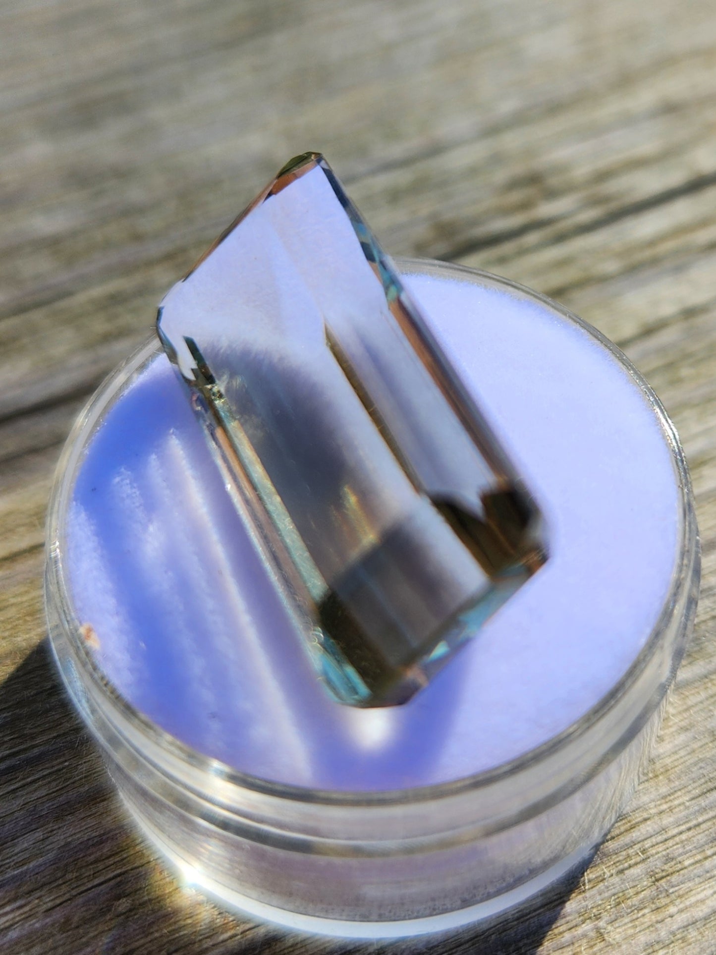 20.27 CT Natural Green Amethyst Gemstone – Octagon Cut Prasiolite from Brazil | Transparent Mint-Green Collector Gem & Jewelry Stone