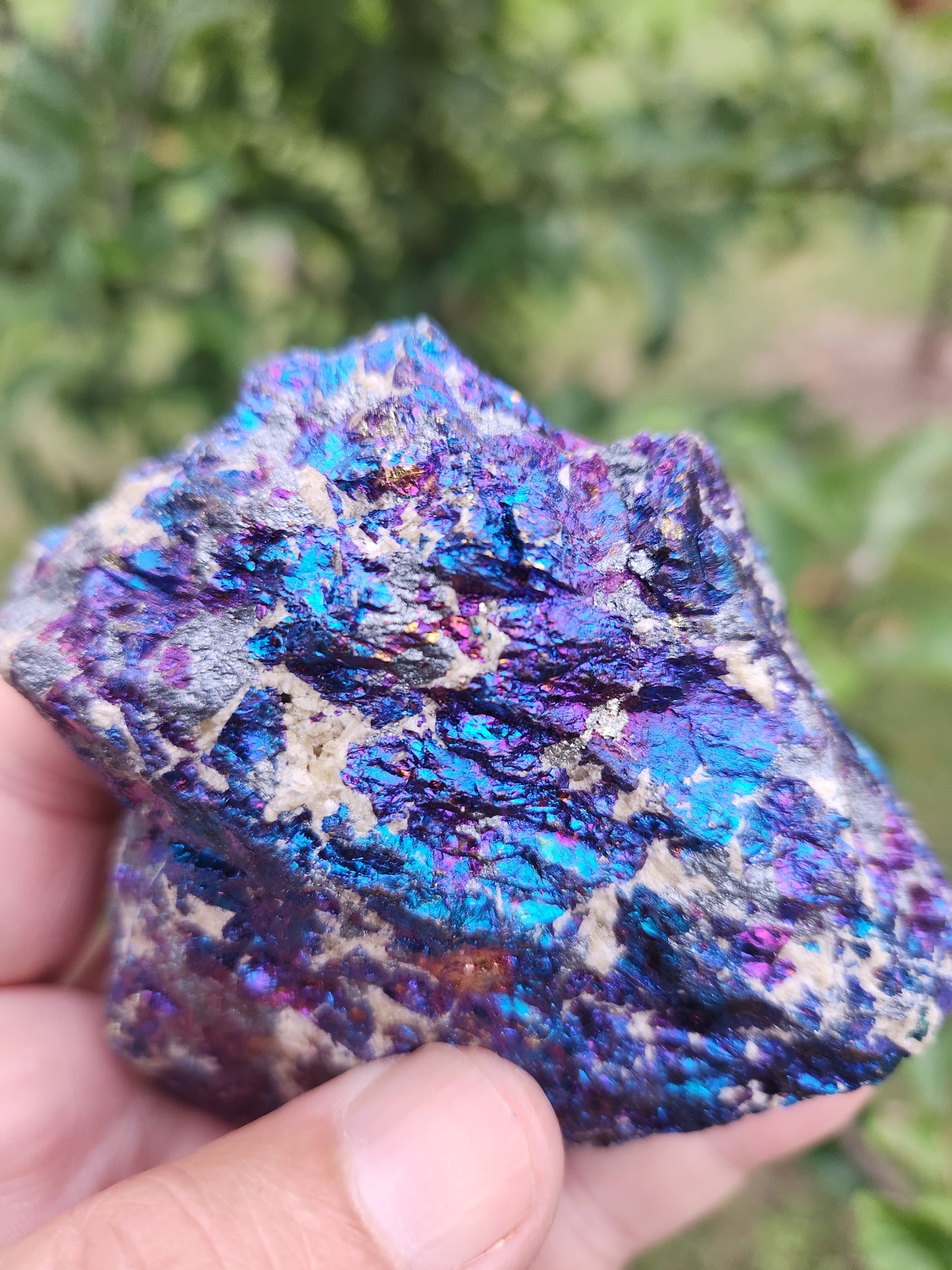 Natural Peacock Ore | Bornite - Stone of Happiness and Joy , Energy Transformation and Chakra Alignment.