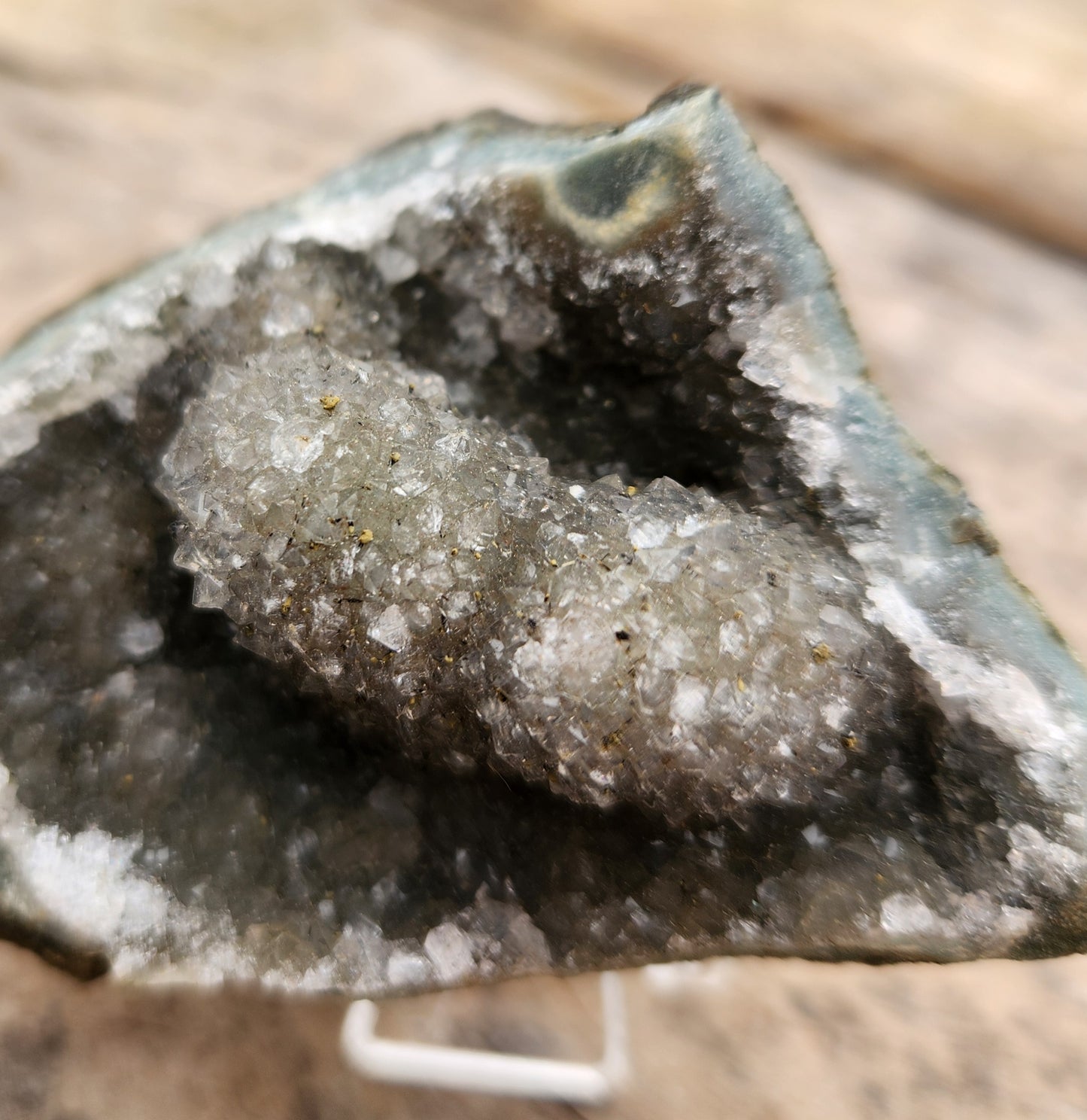 Stunning Amethyst Druzy Cluster from Brazil – Sparkling Purple Quartz Crystal Geode • Natural Healing Stone • Collector Display Specimen