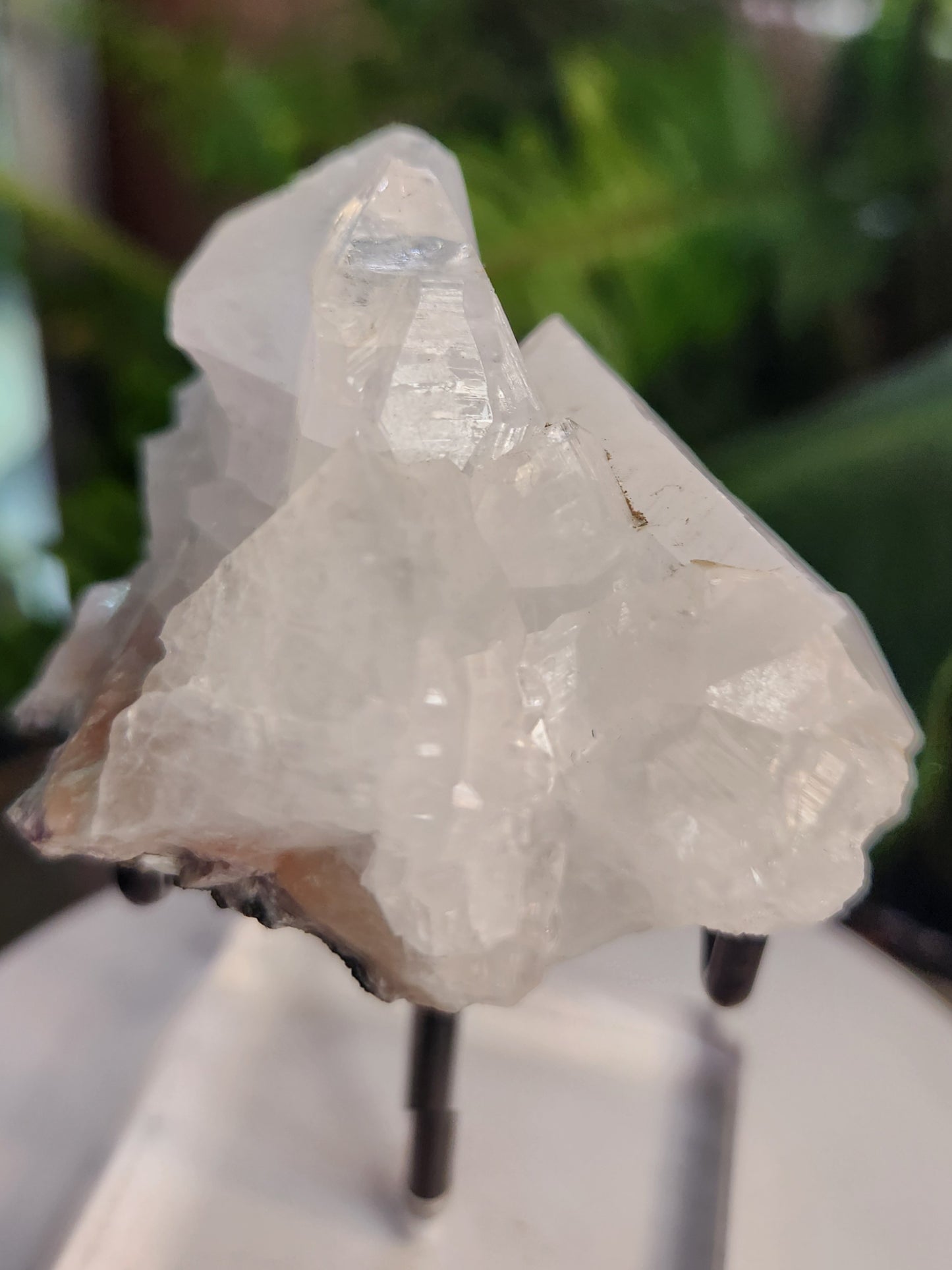 Natural Apophyllite Stilbite Crystal Cluster – High Vibration Druzy Specimen for Healing, Clarity & Spiritual Growth