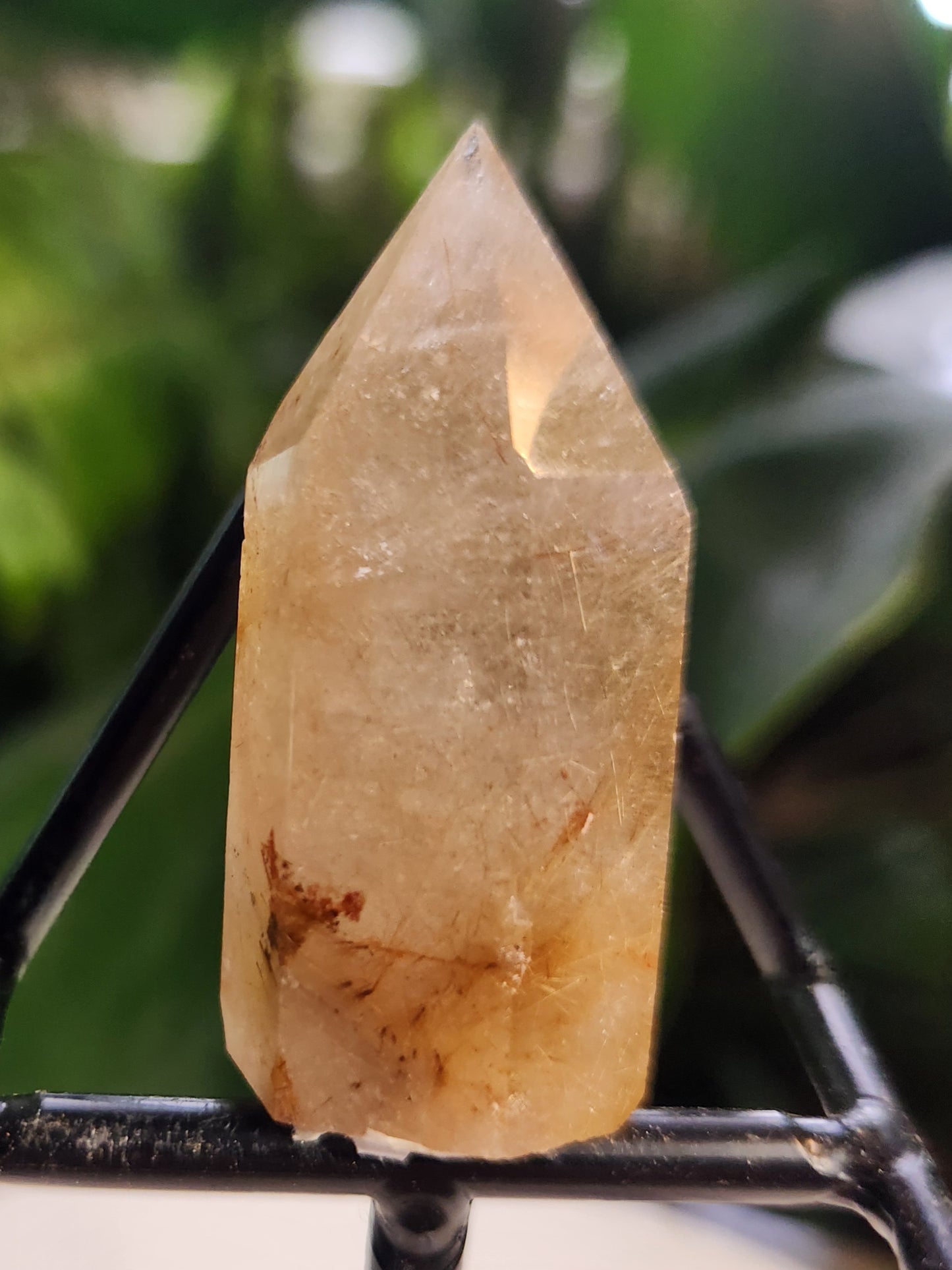 Golden Rutilated Quartz Tower – Brazil – Natural Rutile Quartz with Golden Needles – High-Vibration Manifestation Stone