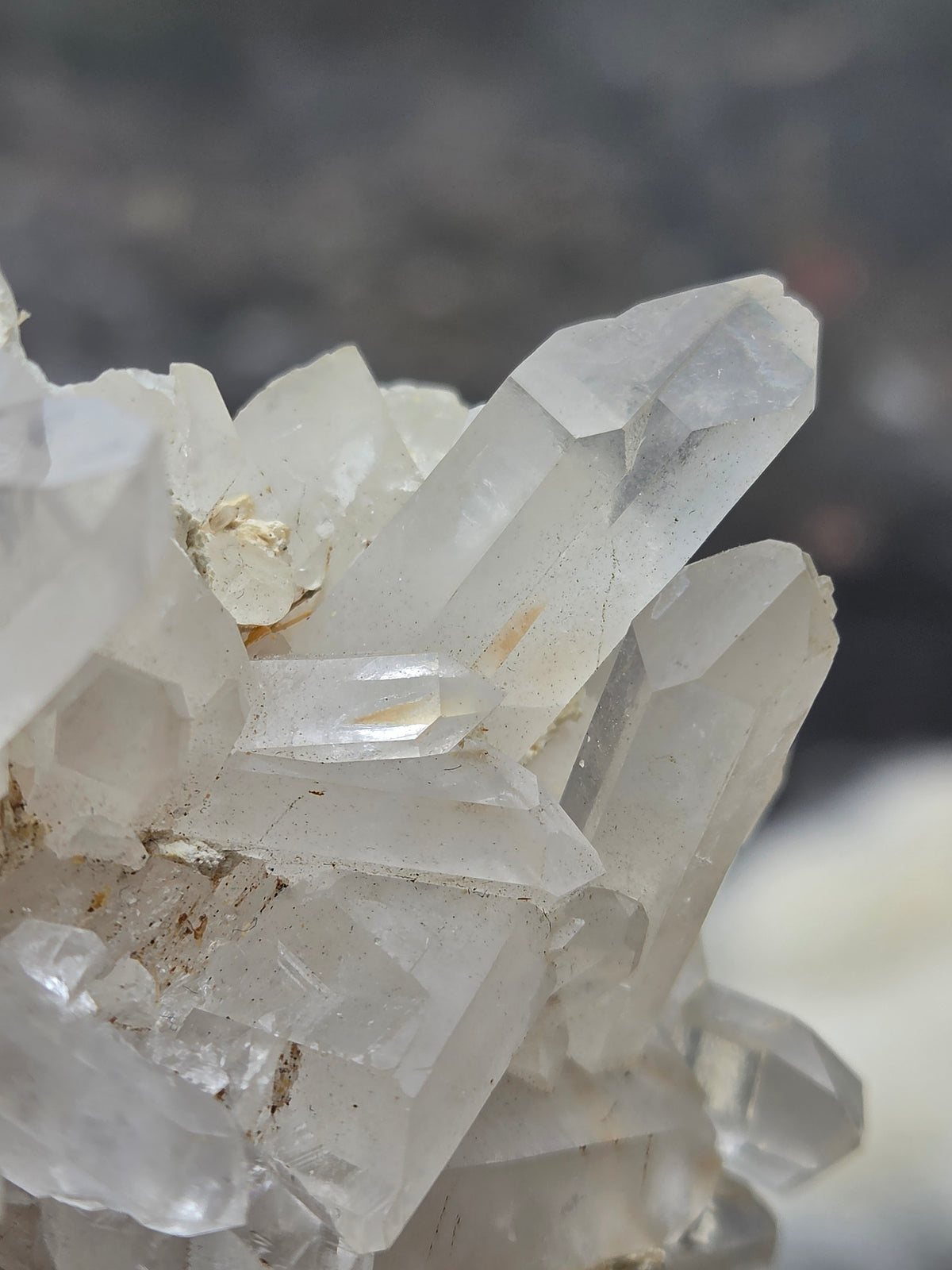 Natural Clear Quartz Crystal Cluster | Large Quartz Points