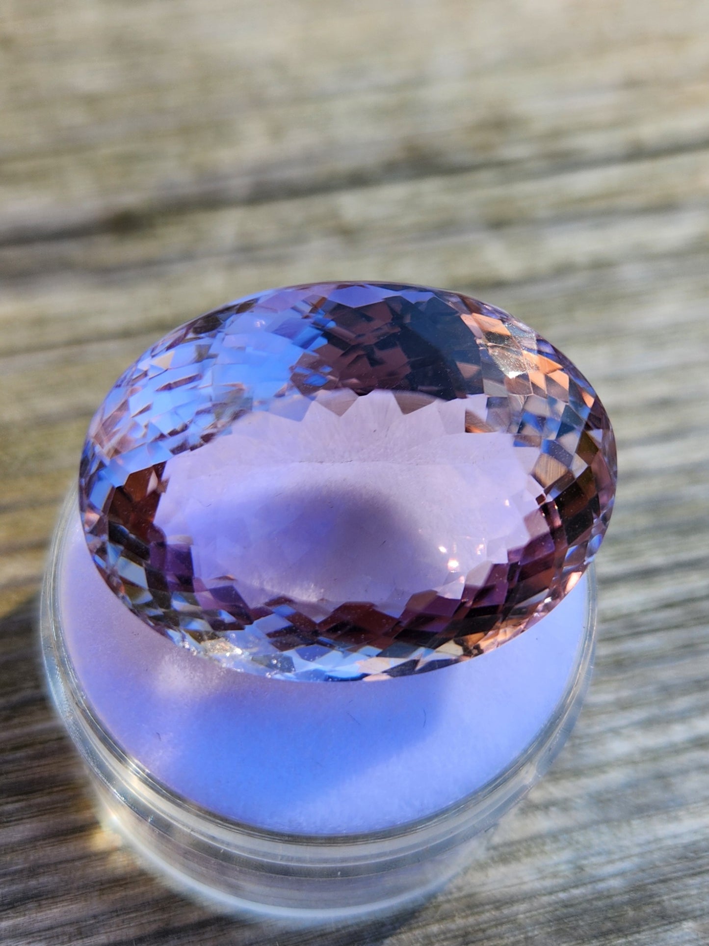 38.48 Carat Natural Bi-Color Ametrine Gemstone – Stunning Purple & Golden Yellow Blend – Genuine Bolivian Gem for Jewelry Design & Metaphysical Healing