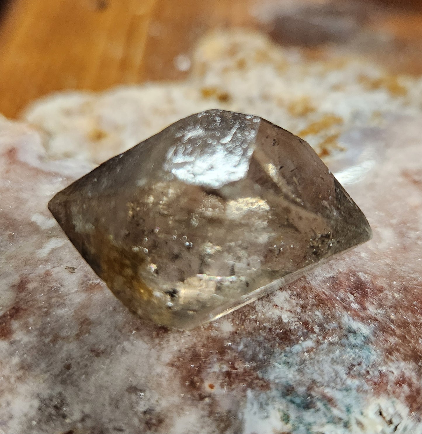Natural Herkimer Diamond Quartz – Double Terminated Clear Crystal | Raw Herkimer from New York | High-Vibration Healing Stone | Collector Mineral