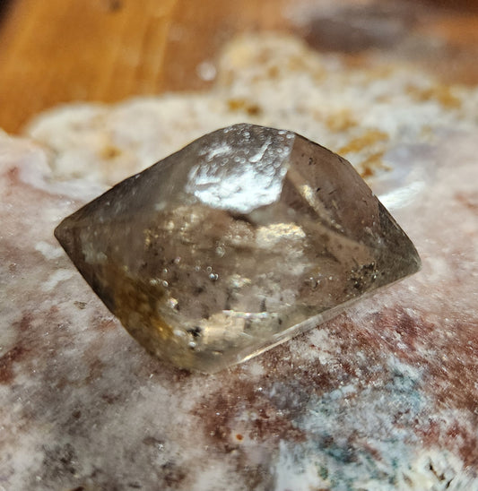 Natural Herkimer Diamond Quartz – Double Terminated Clear Crystal | Raw Herkimer from New York | High-Vibration Healing Stone | Collector Mineral