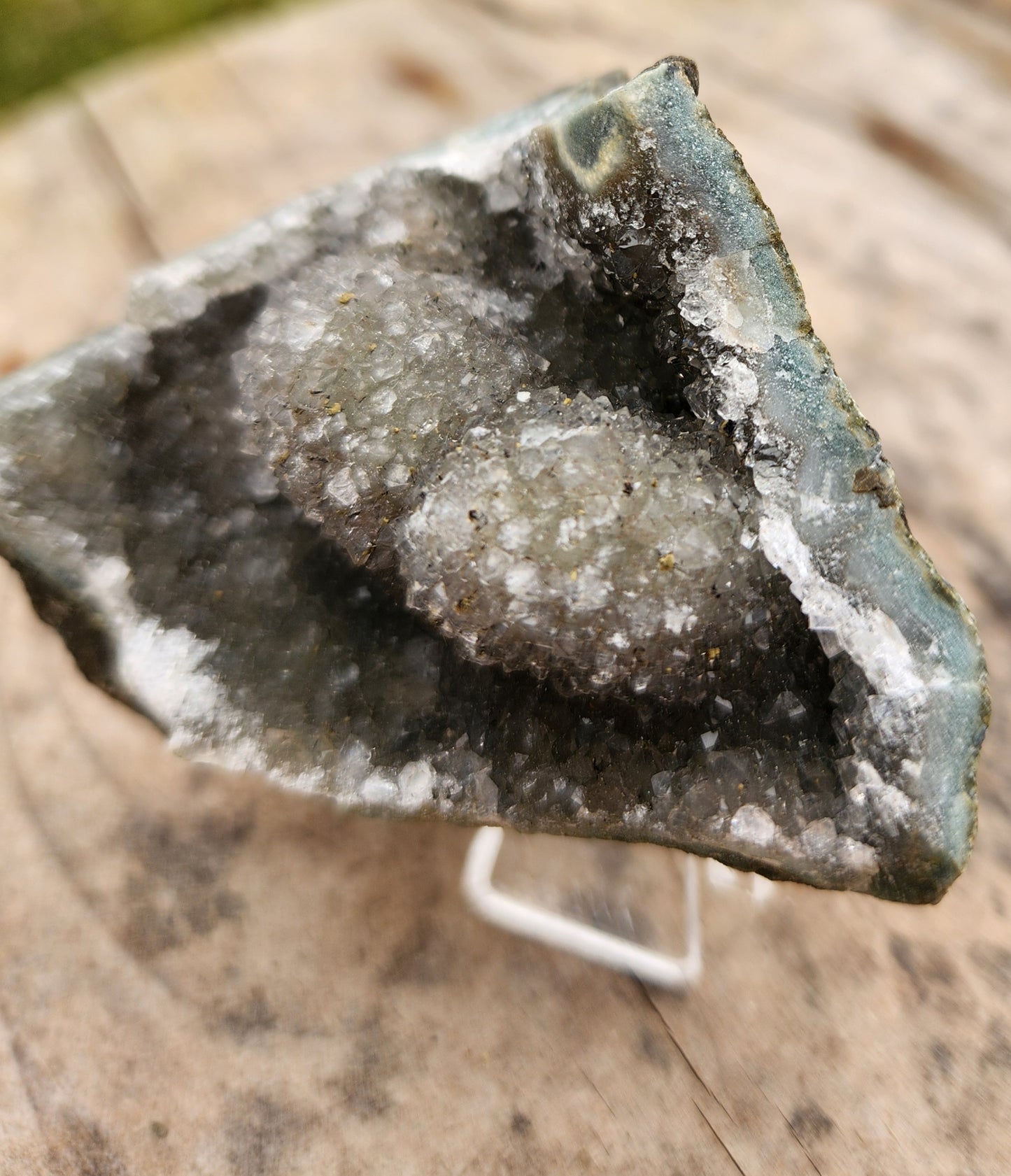 Stunning Amethyst Druzy Cluster from Brazil – Sparkling Purple Quartz Crystal Geode • Natural Healing Stone • Collector Display Specimen