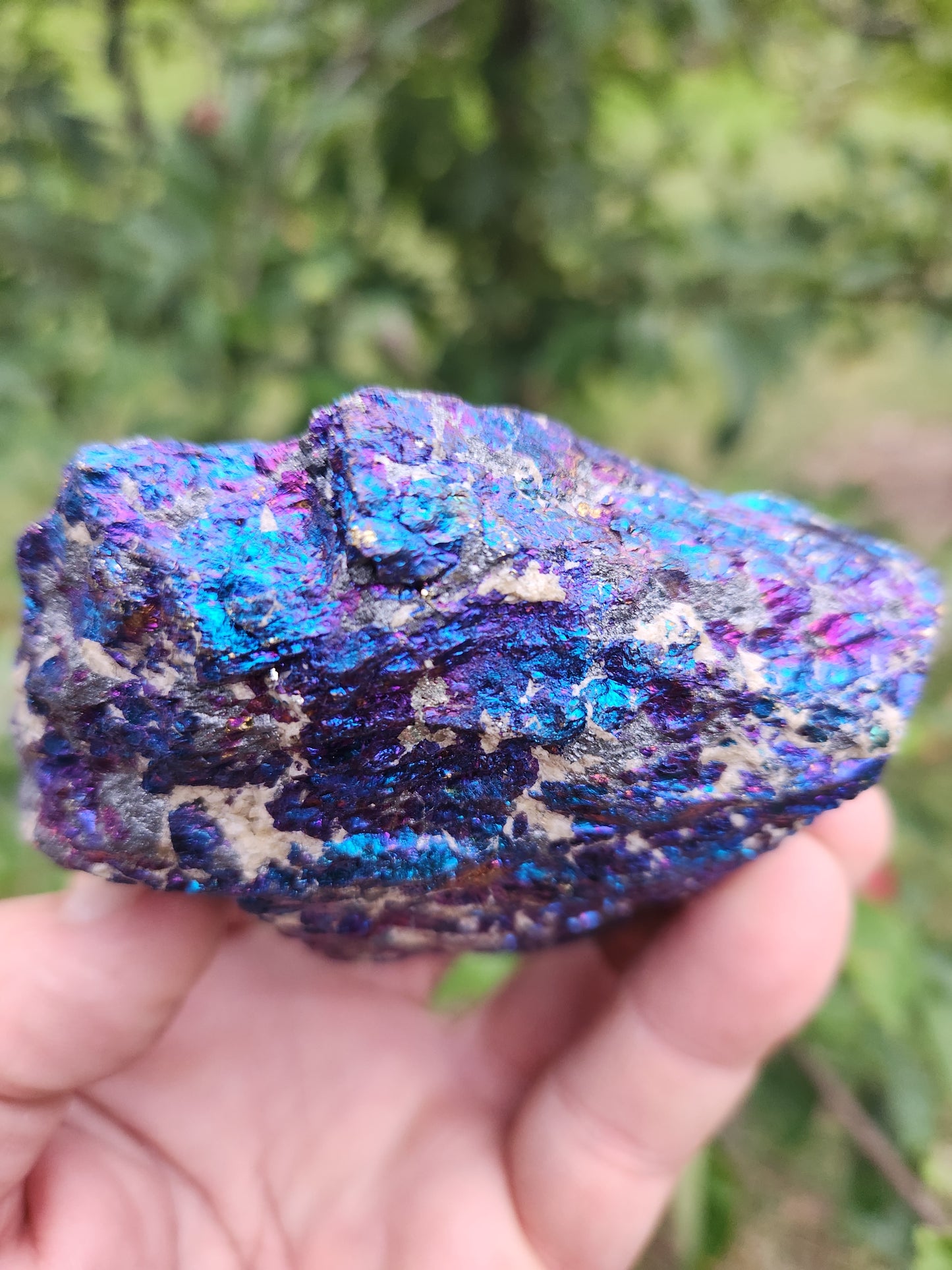 Natural Peacock Ore | Bornite - Stone of Happiness and Joy , Energy Transformation and Chakra Alignment.