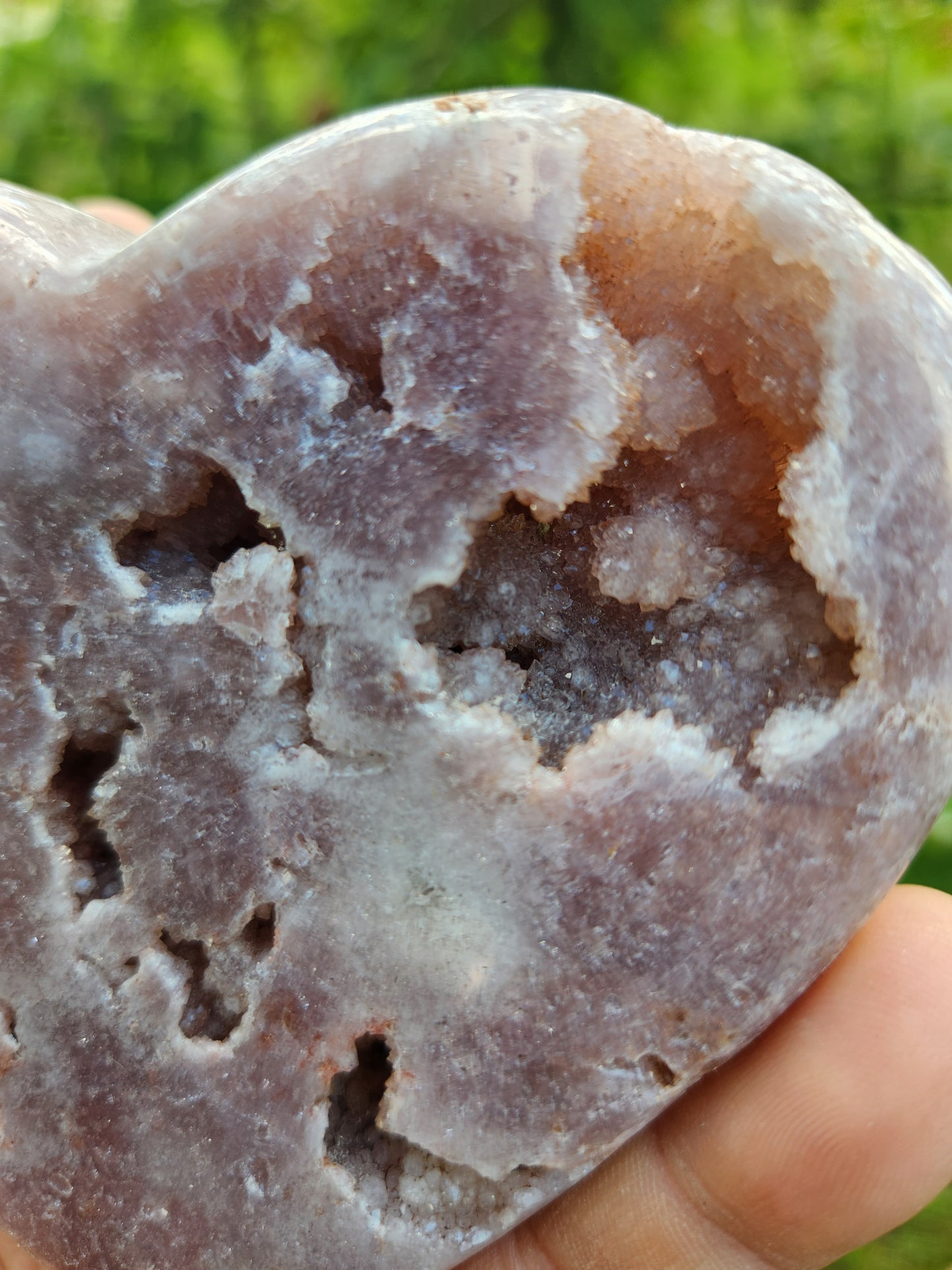 Pink Amethyst Heart - Gentle, Heart-Centered Energy - Emotional Healing and Spiritual Growth.