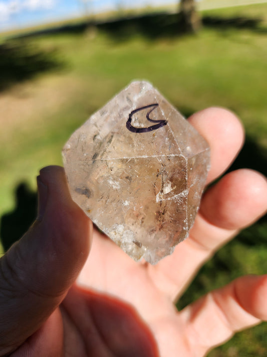 Herkimer Diamond with Enhydro - Clarity Purity Energy