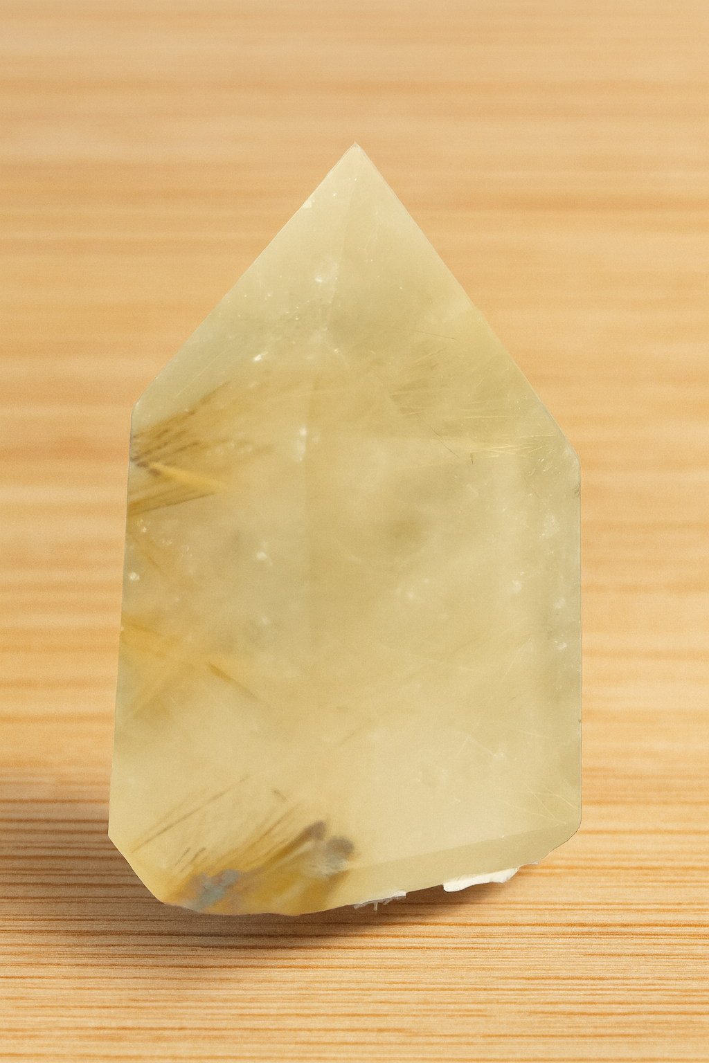 Golden Rutilated Quartz Tower – Brazil – Natural Rutile Quartz with Golden Needles – High-Vibration Manifestation Stone