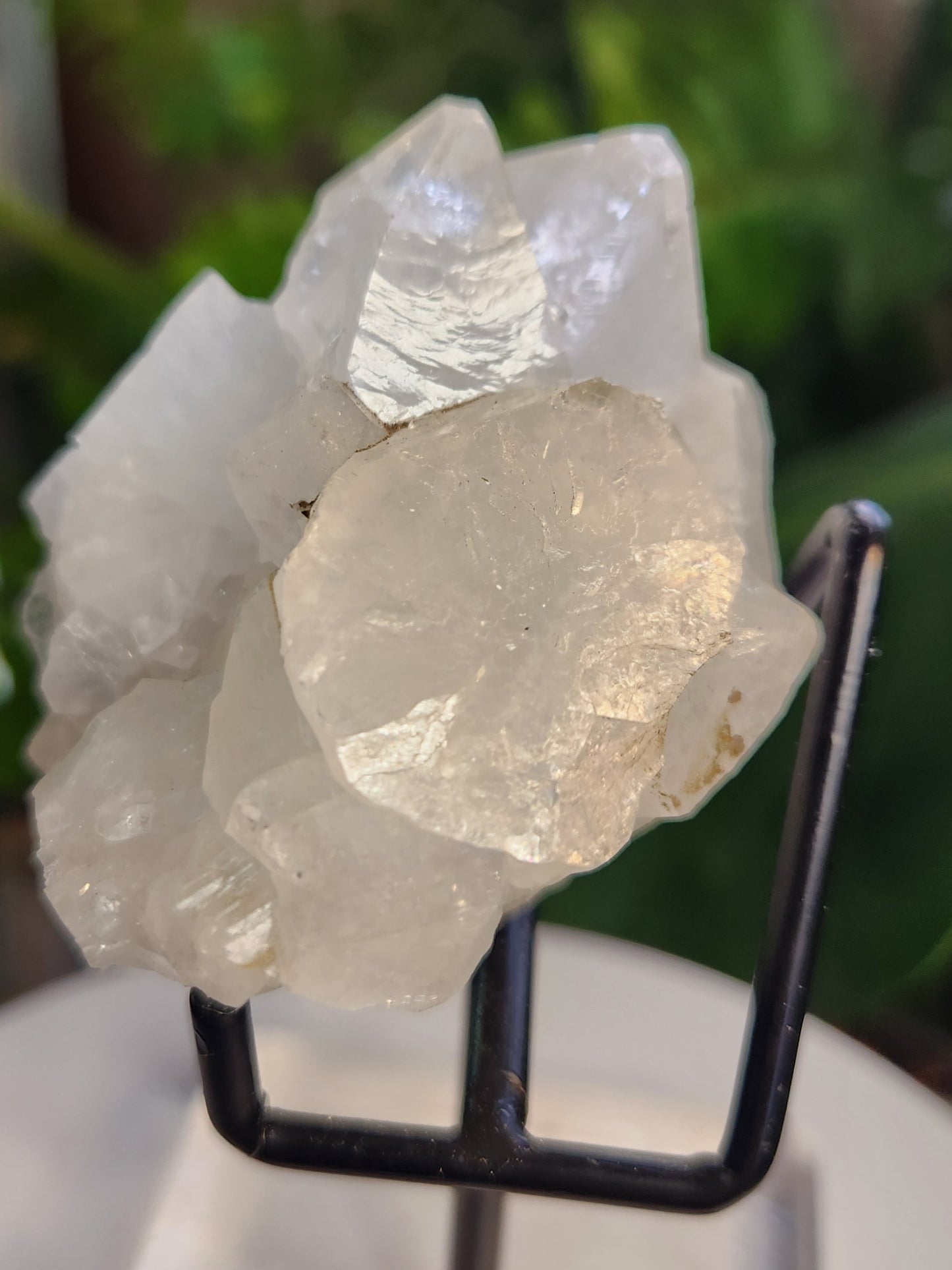 Natural Apophyllite Stilbite Crystal Cluster – High Vibration Druzy Specimen for Healing, Clarity & Spiritual Growth
