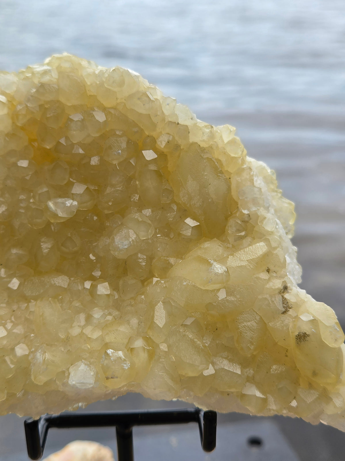 Yellow Calcite Crystal Cluster | Natural Golden Calcite