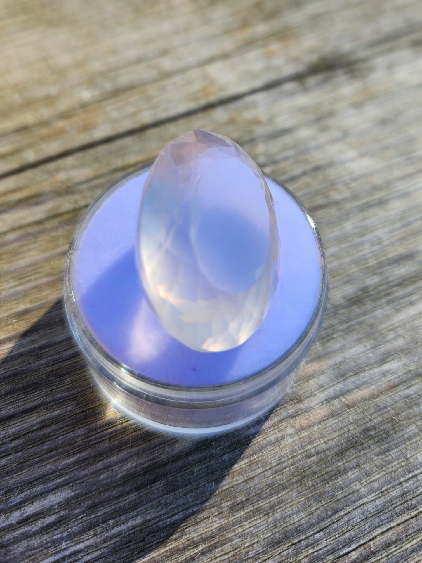 27.55 Carat Natural Rose Quartz Gemstone – Stunning Oval Faceted Pink Crystal of Love & Harmony – Perfect for Jewelry Design or Collectors