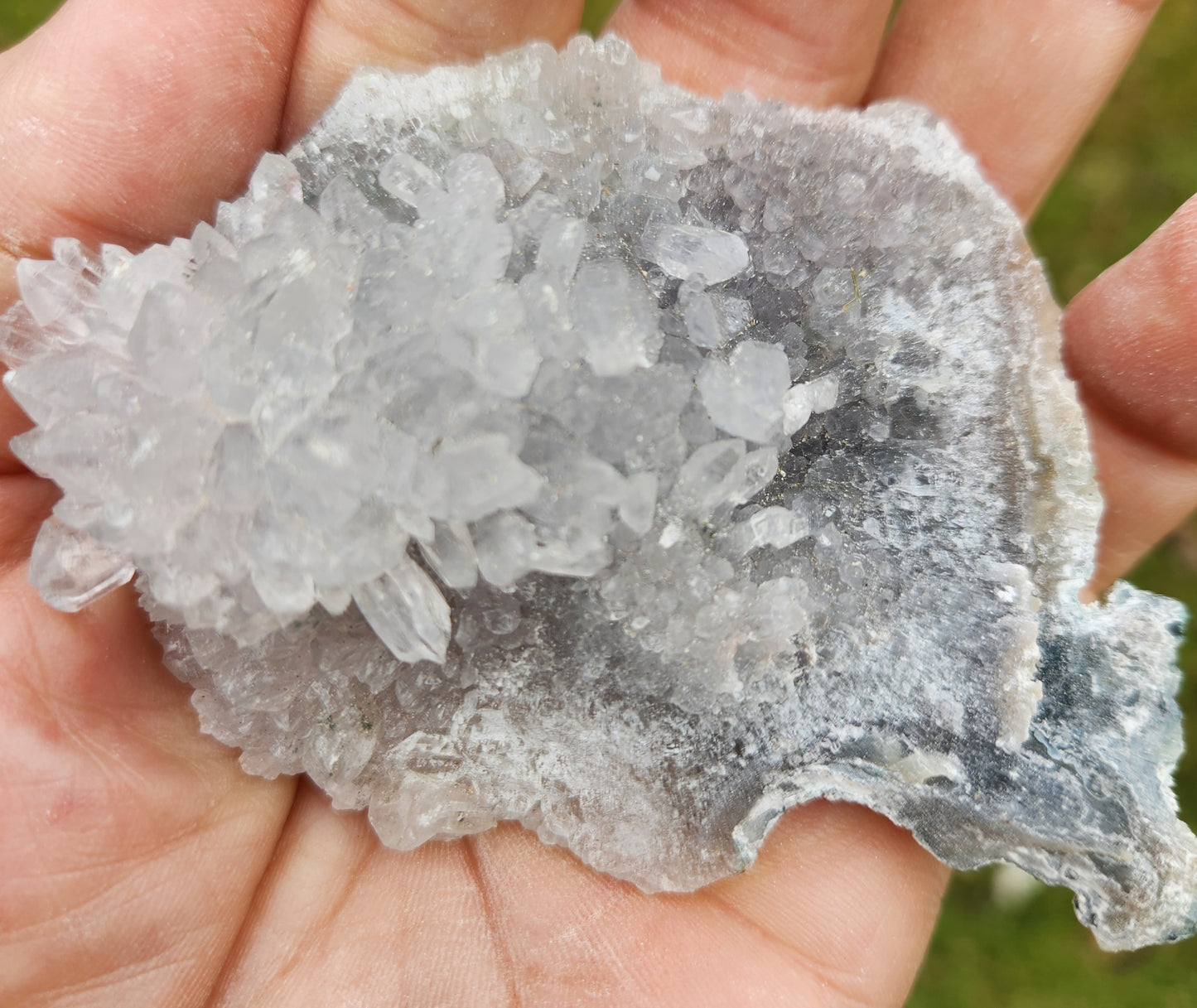 Brazilian Chalcedony Zeolite Cluster – Cleansing, Purifying & High-Vibration Crystal