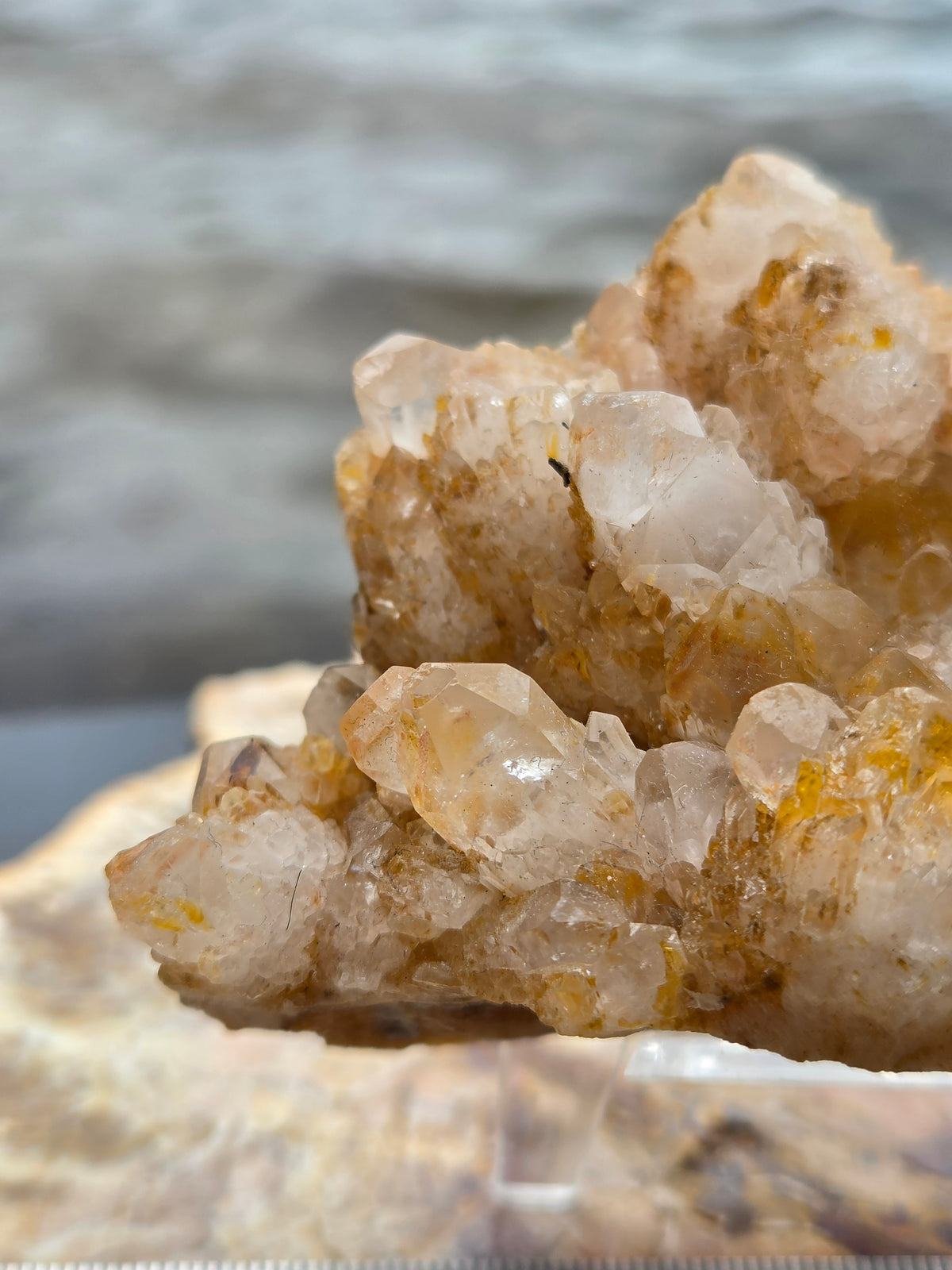Pineapple Quartz Crystal Cluster | Natural Pineapple Quartz