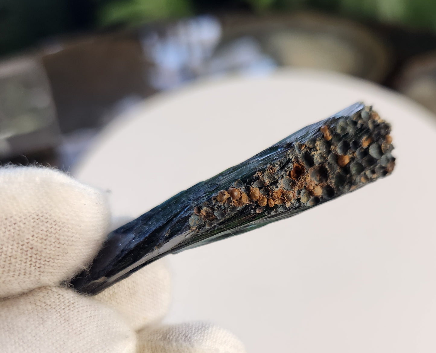 Rare Vivianite Crystal | Natural Blue-Green Vivianite Specimen | One-of-a-Kind Mineral