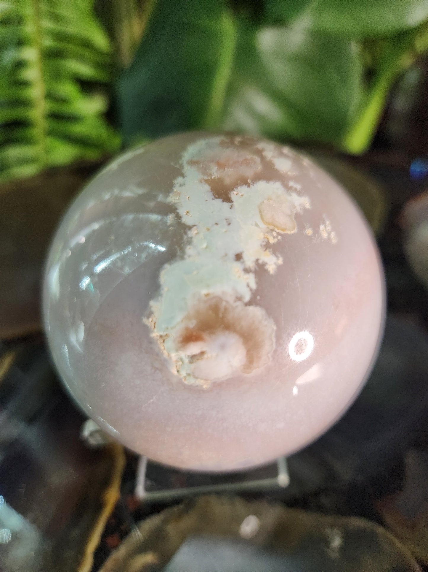 Pink Amethyst Druzy Sphere – Natural Geode Cavities • Soft Blush Crystal • Calming Energy & Emotional Healing