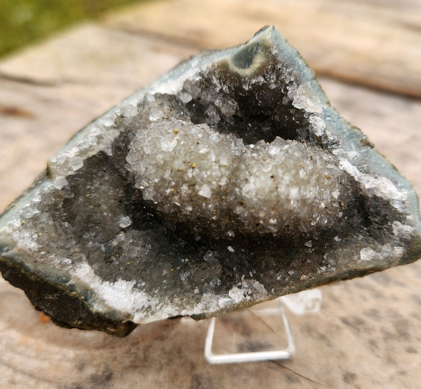 Stunning Amethyst Druzy Cluster from Brazil – Sparkling Purple Quartz Crystal Geode • Natural Healing Stone • Collector Display Specimen