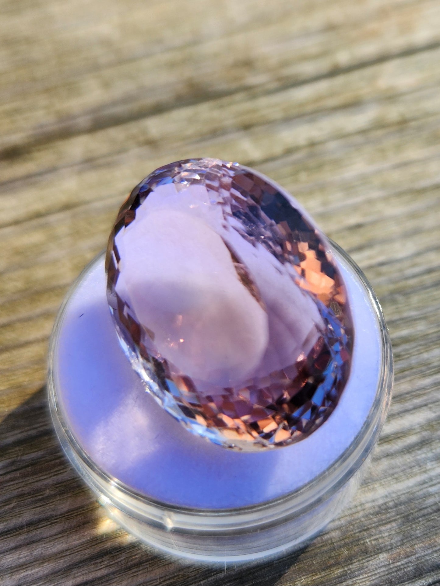 38.48 Carat Natural Bi-Color Ametrine Gemstone – Stunning Purple & Golden Yellow Blend – Genuine Bolivian Gem for Jewelry Design & Metaphysical Healing